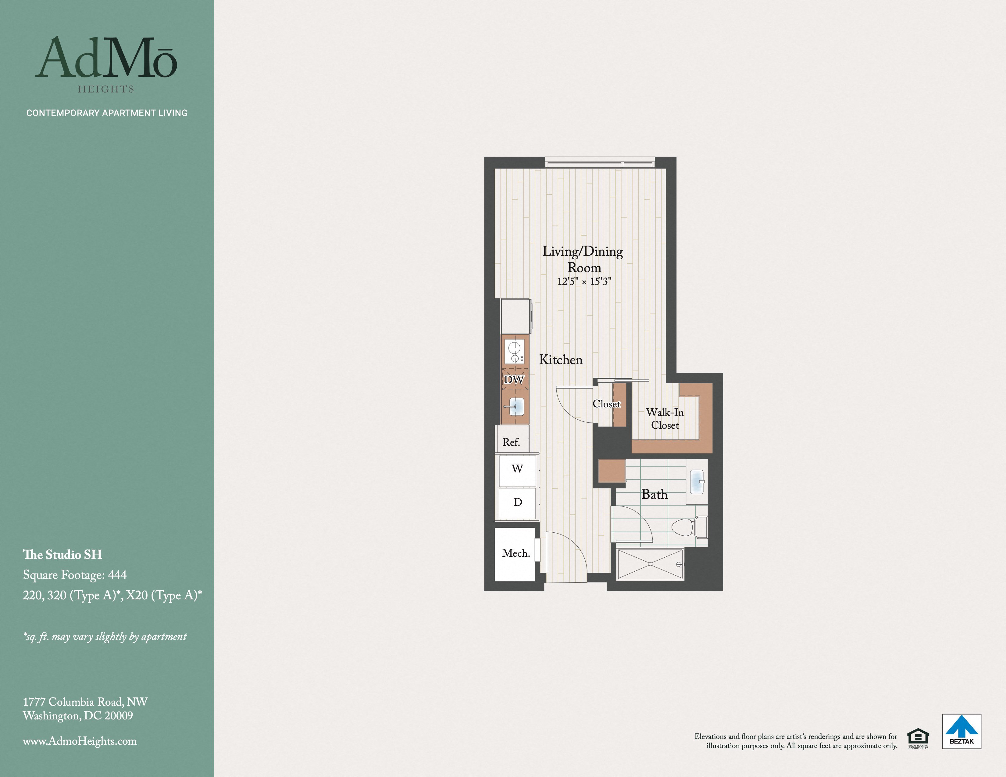 The Studio SH floor plan